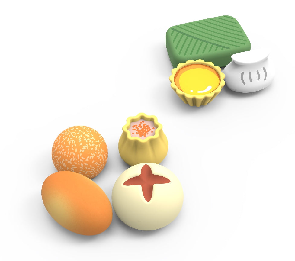 Bitty Bao - Wooden Dim Sum Toy Set - Bitty Bao - littleyoyo.ca