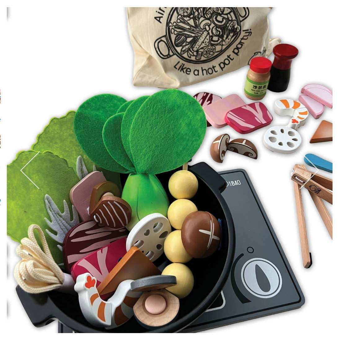Bitty Bao - Wooden and Magnetic Hot Pot Toy Set - Bitty Bao - littleyoyo.ca