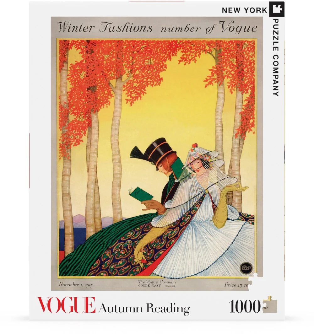 Autumn Reading - 1000 Piece Jigsaw Puzzle - New York Puzzle Company - littleyoyo.ca