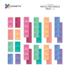 Connetix - Pastel Rectangle Pack - 24 Piece Magnetic Tiles - Connetix - littleyoyo.ca
