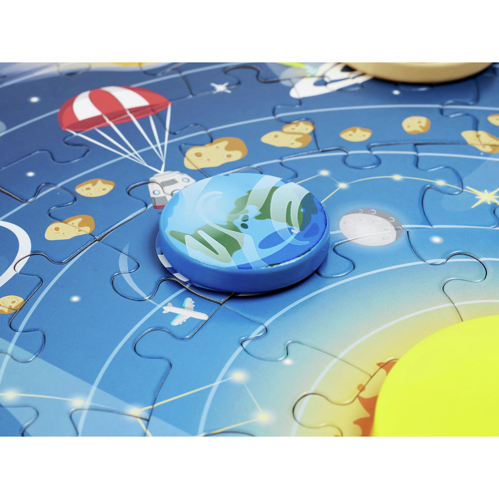 Hape - Solar System Puzzle - Hape - littleyoyo.ca