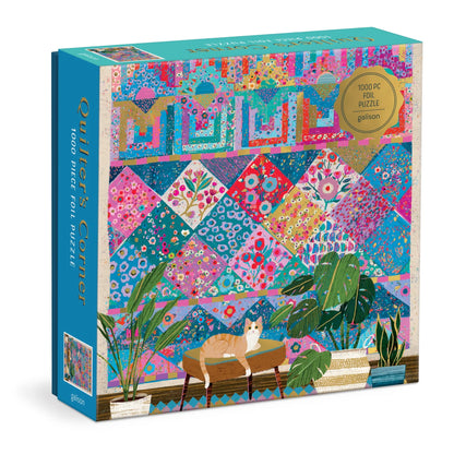 Victoria Ball Quilter's Corner - 1000pc Foil Jigsaw Puzzle