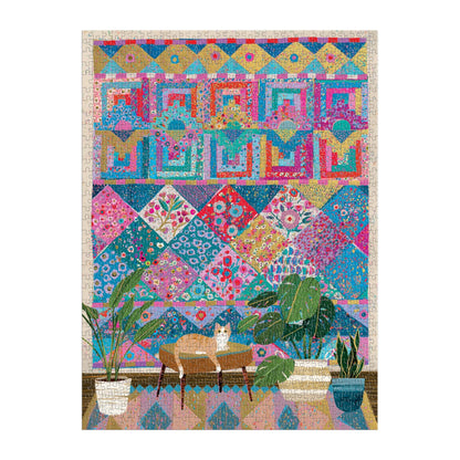 Victoria Ball Quilter's Corner - 1000pc Foil Jigsaw Puzzle