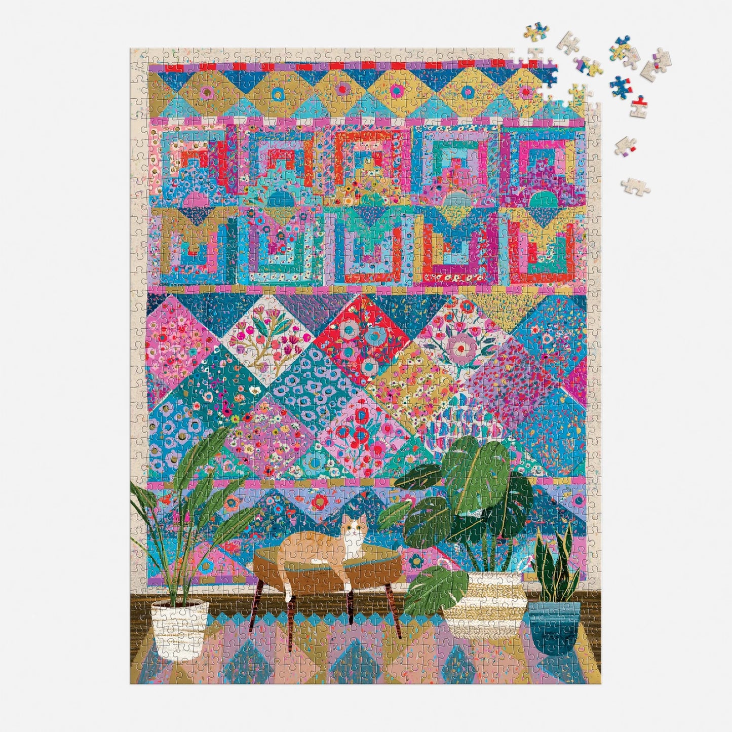 Victoria Ball Quilter's Corner - 1000pc Foil Jigsaw Puzzle