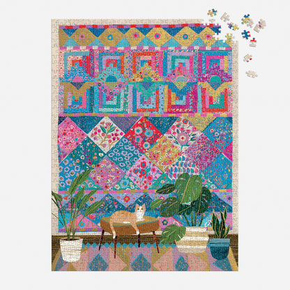 Victoria Ball Quilter's Corner - 1000pc Foil Jigsaw Puzzle