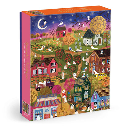 Joy Laforme Spooky Village - 1000pc  Foil Jigsaw Puzzle