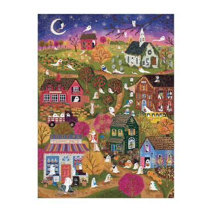 Joy Laforme Spooky Village - 1000pc  Foil Jigsaw Puzzle