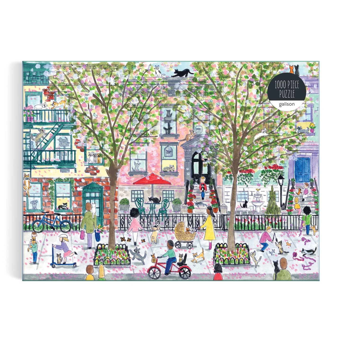 Michael Storrings Cats in the City  - 1000pc Jigsaw Puzzle