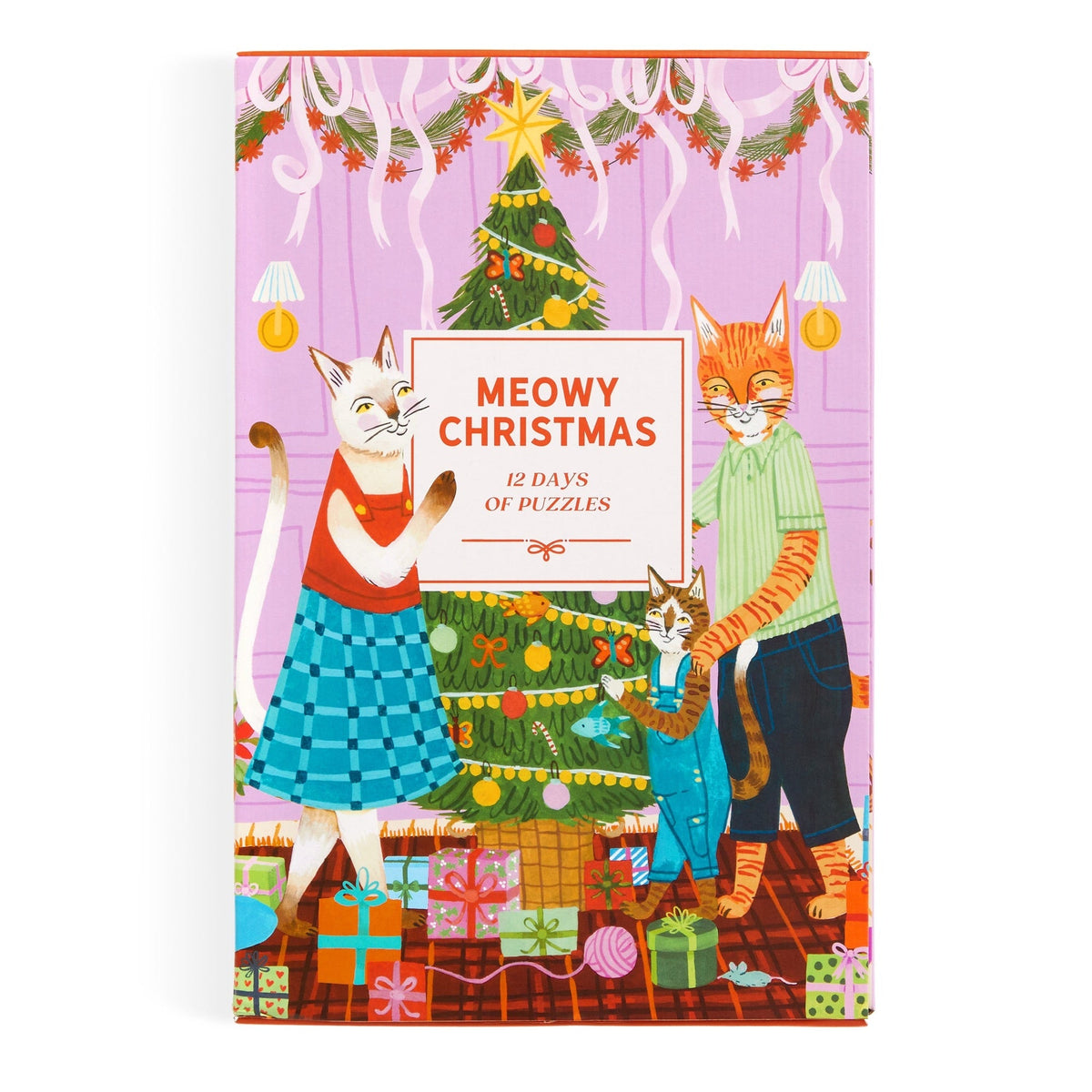 Meowy Christmas 12 Days of Puzzles - 500 Piece Countdown