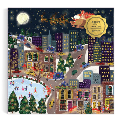 Joy Laforme Presentville - 500pc  Foil Jigsaw Puzzle