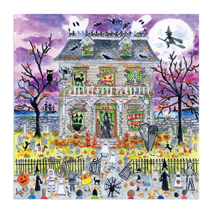 Michael Storrings Haunted House - 500 Piece Glow in the Dark Jigsaw Puzzle