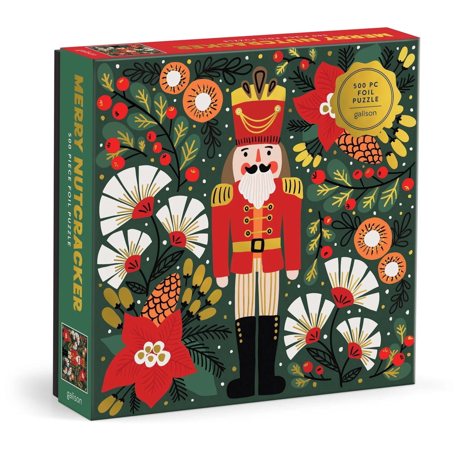 Merry Nutcracker - 500pc  Foil Jigsaw Puzzle