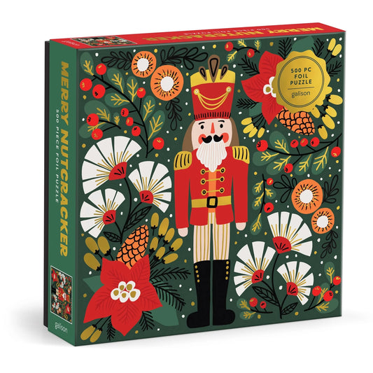 Merry Nutcracker - 500pc  Foil Jigsaw Puzzle
