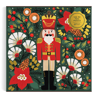 Merry Nutcracker - 500pc  Foil Jigsaw Puzzle