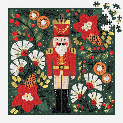 Merry Nutcracker - 500pc  Foil Jigsaw Puzzle