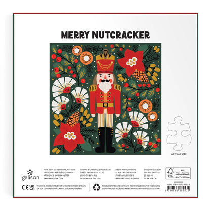 Merry Nutcracker - 500pc  Foil Jigsaw Puzzle