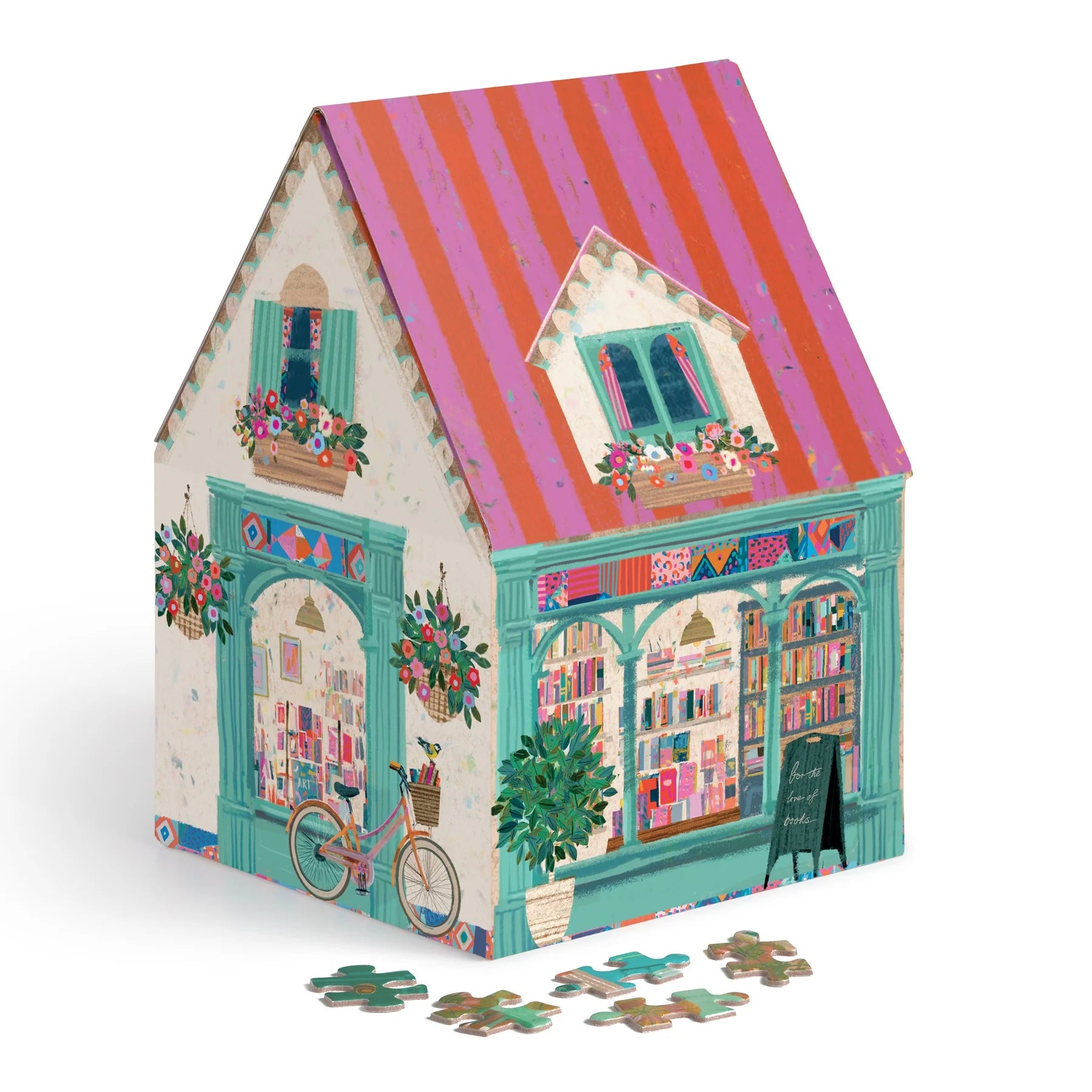 Books of Wonder - 500pc Jigsaw House Puzzle - Galison - littleyoyo.ca