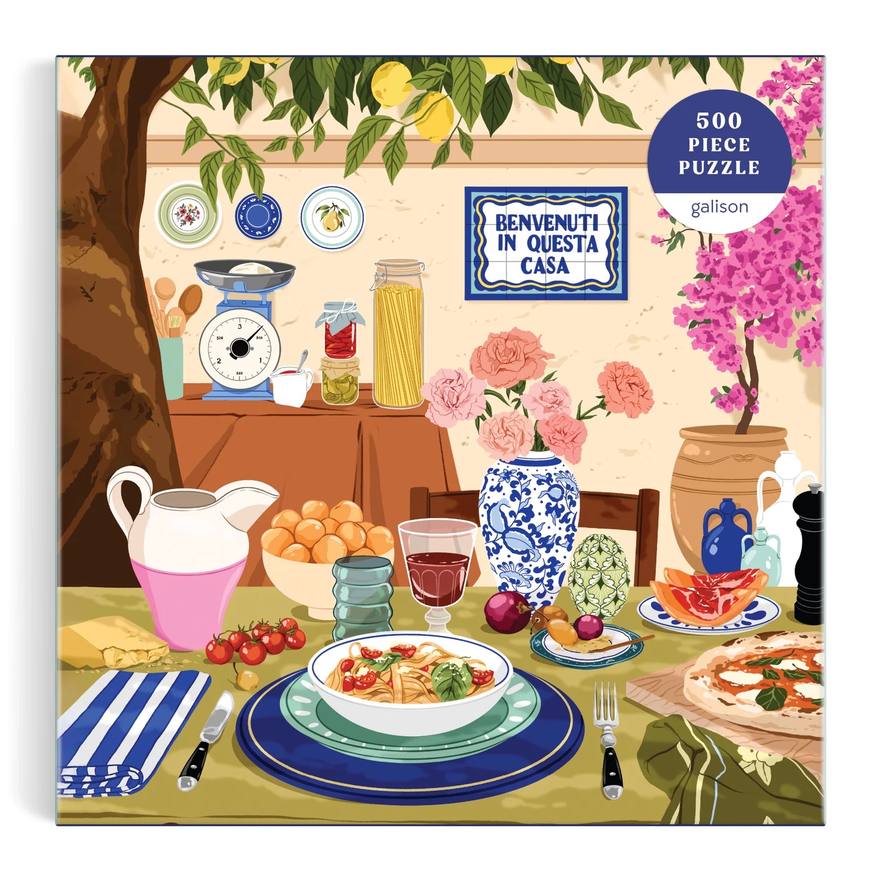 Tuscan Afternoon - 500pc Jigsaw Puzzle - Galison - littleyoyo.ca