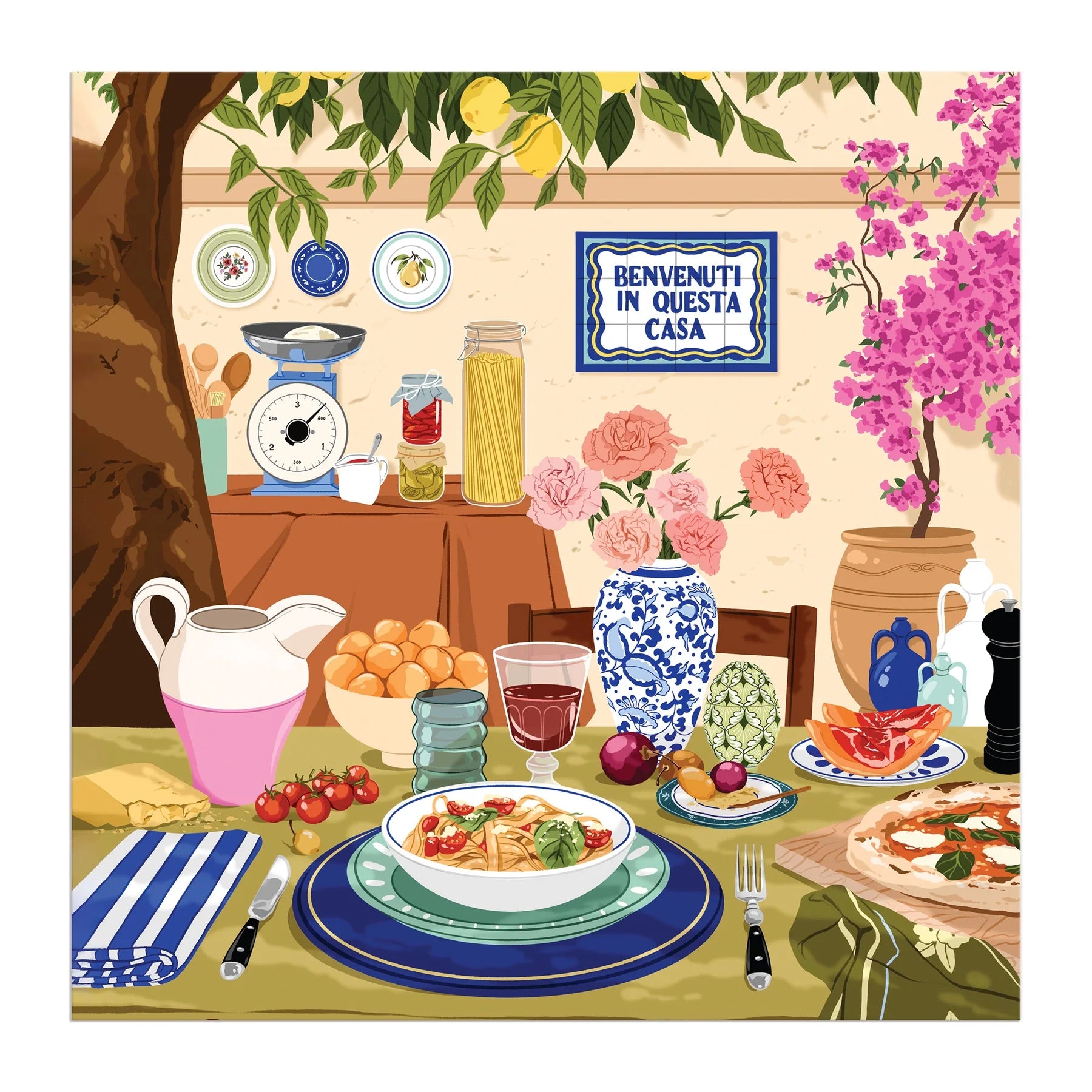 Tuscan Afternoon - 500pc Jigsaw Puzzle - Galison - littleyoyo.ca