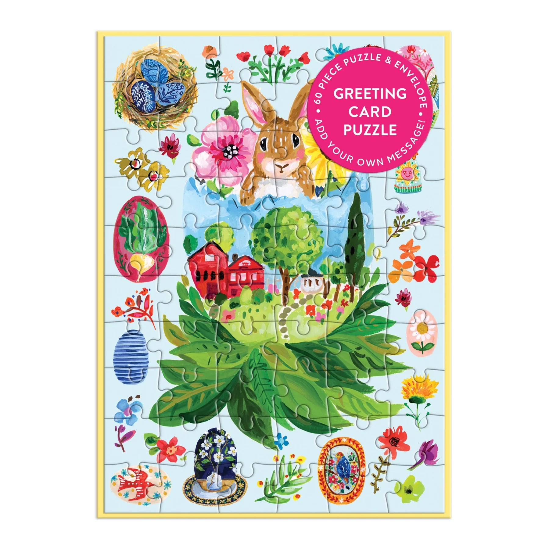 Artisanal Eggs Greeting Card Puzzle - Galison - littleyoyo.ca