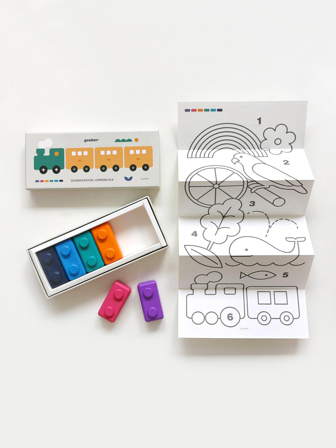 Goober - Jumbo Block Crayons - Goober - littleyoyo.ca