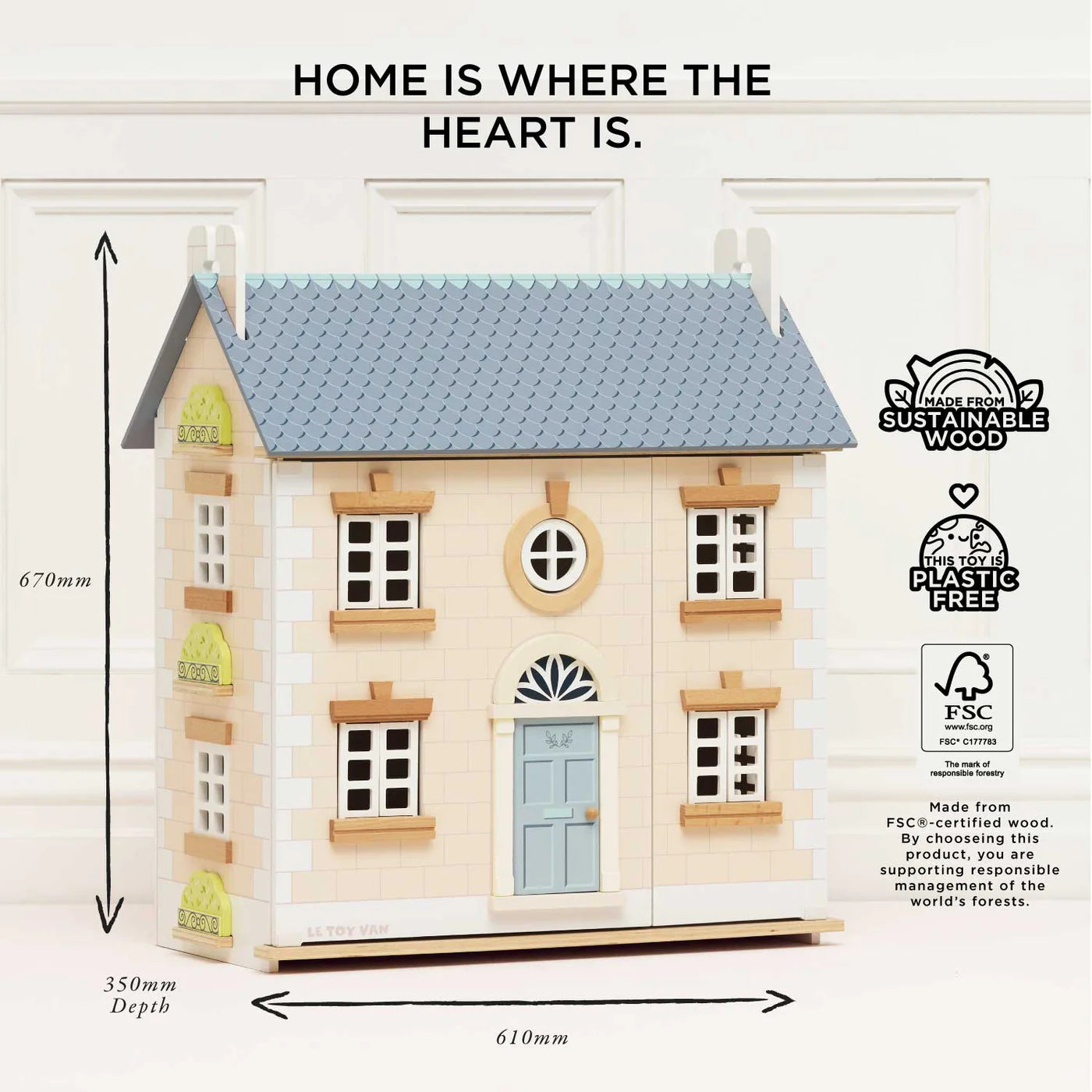 Le Toy Van - Bay Tree Wooden Dollhouse - Le Toy Van - littleyoyo.ca