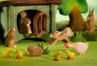Ostheimer rabbits play scene