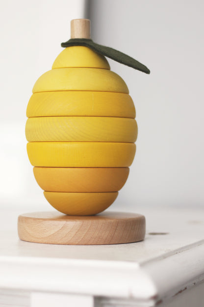 Konges Slojd - Wooden Stacking Lemon