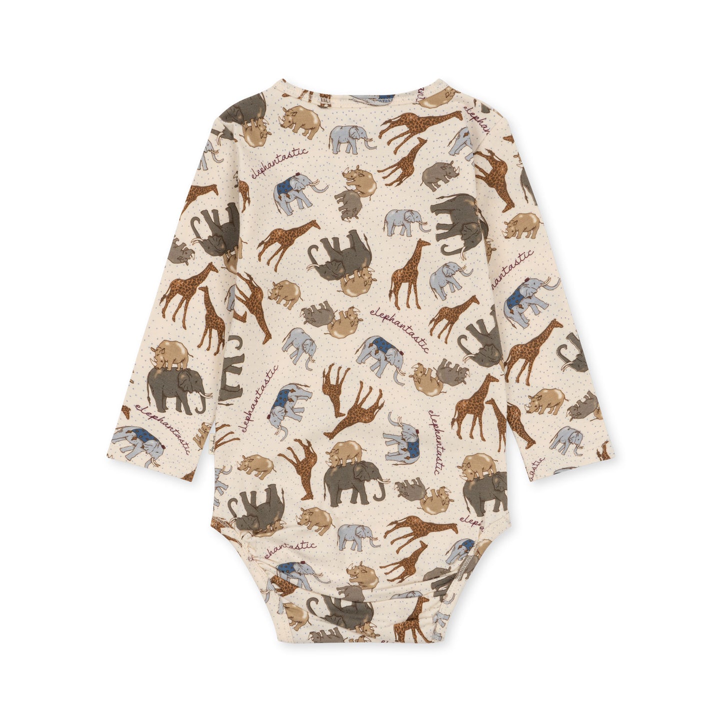 Konges Slojd - Organic Cotton Bodysuit -  Elephantastic