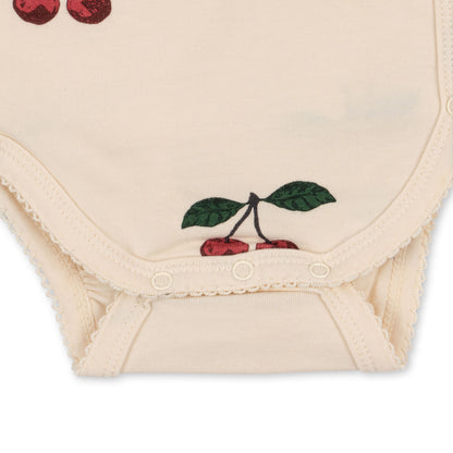 Konges Slojd - Organic Cotton Newborn Bodysuit -  Ma Grande Cerise
