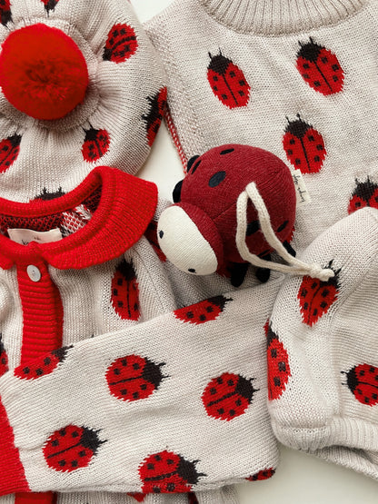 Konges Slojd - Belou Knit Cardigan -  Ladybug
