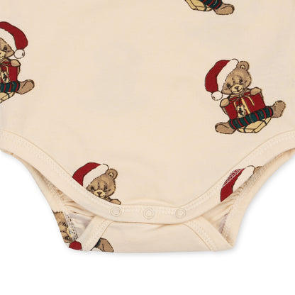 Konges Slojd - Christmas Basic Bodysuit Set GOTS -  Christmas Teddy