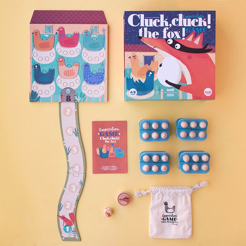 Londji - Cluck, Cluck! The Fox! - Game - Londji - littleyoyo.ca