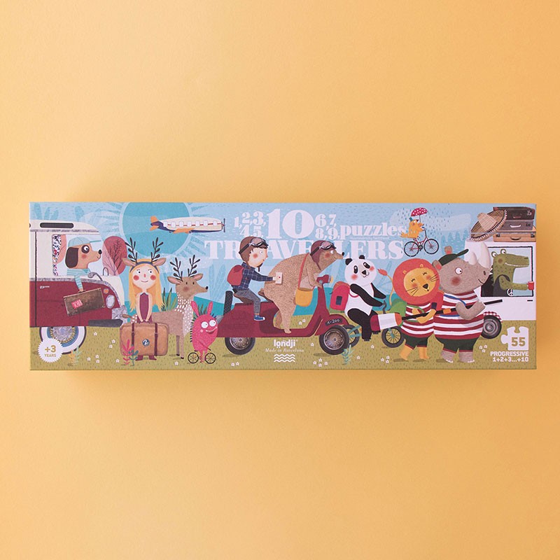 Londji - 10 Travellers - Puzzle - Londji - littleyoyo.ca