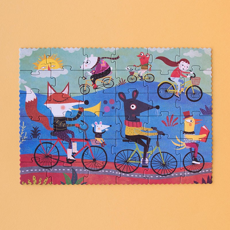 Londji - Bicicletta - Pocket Puzzle - Londji - littleyoyo.ca
