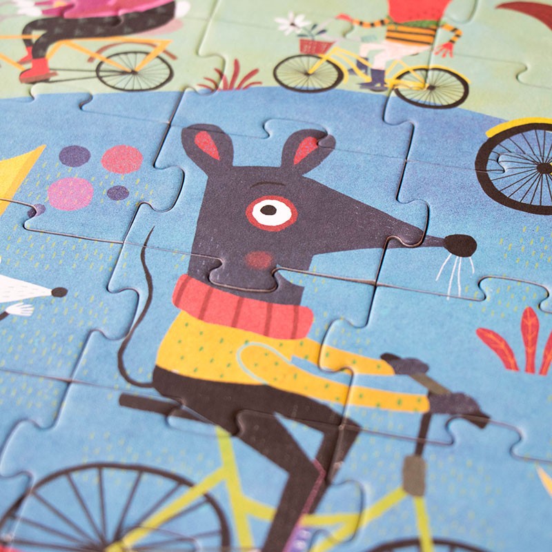 Londji - Bicicletta - Pocket Puzzle - Londji - littleyoyo.ca