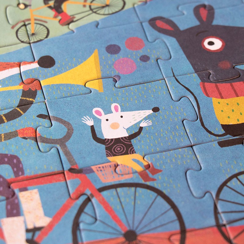 Londji - Bicicletta - Pocket Puzzle - Londji - littleyoyo.ca