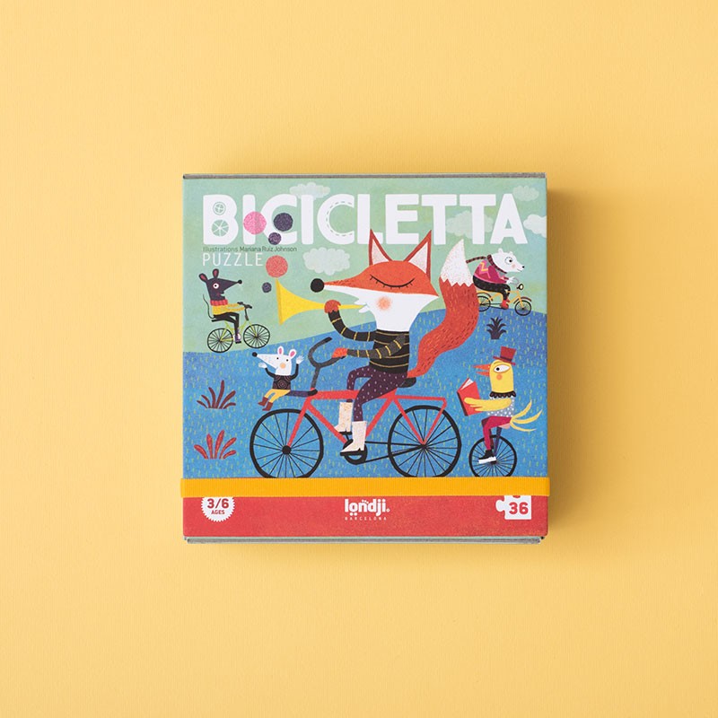 Londji - Bicicletta - Pocket Puzzle - Londji - littleyoyo.ca