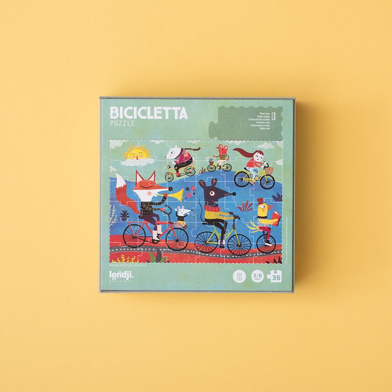 Londji - Bicicletta - Pocket Puzzle - Londji - littleyoyo.ca