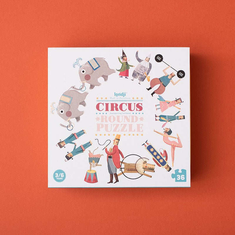 Londji - Circus Round - Puzzle - Londji - littleyoyo.ca