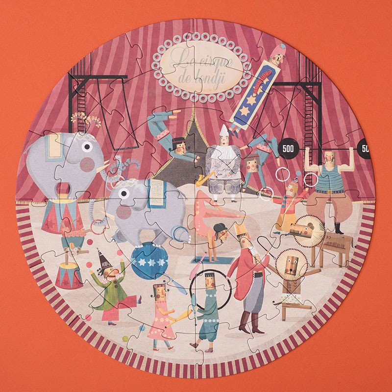 Londji - Circus Round - Puzzle - Londji - littleyoyo.ca