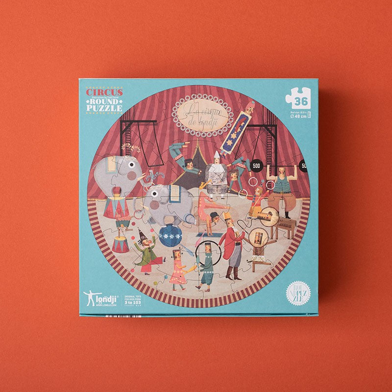 Londji - Circus Round - Puzzle - Londji - littleyoyo.ca