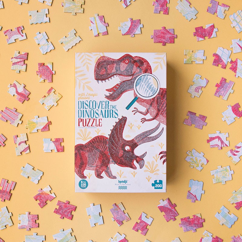 Londji - Discover the dinosaurs - Puzzle - Londji - littleyoyo.ca
