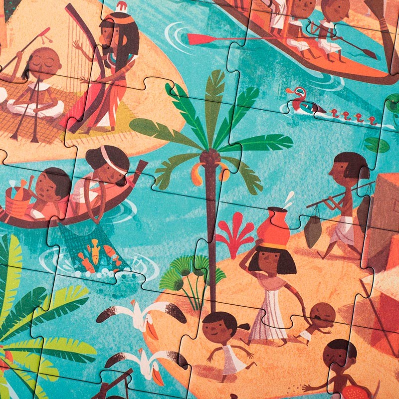 Londji - Go to the Pyramids - Puzzle - Londji - littleyoyo.ca