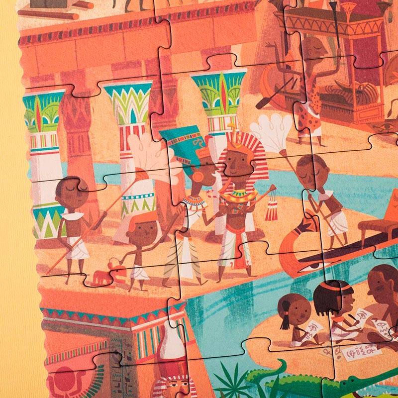 Londji - Go to the Pyramids - Puzzle - Londji - littleyoyo.ca