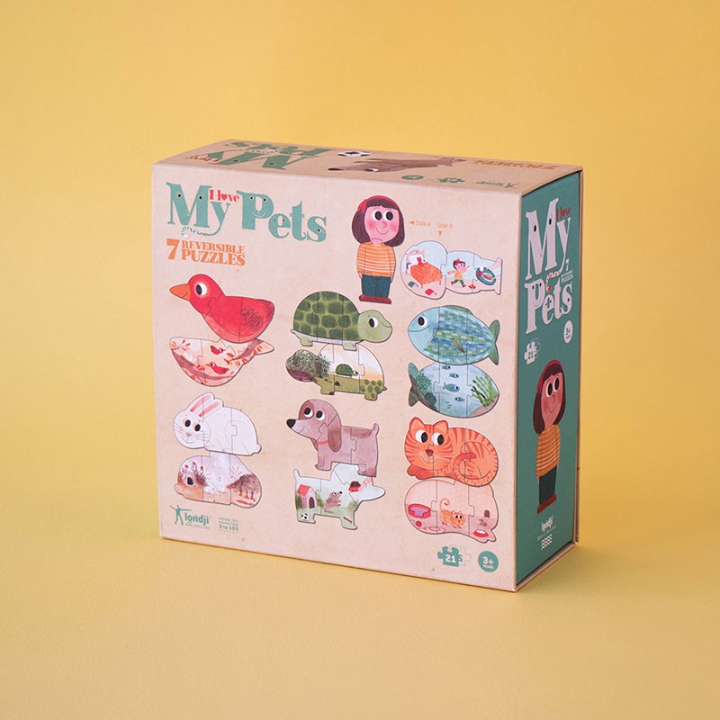 Londji - I Love My Pets - Puzzle - Londji - littleyoyo.ca