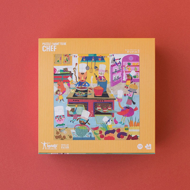 Londji - I Want to Be A Chef - Puzzle - Londji - littleyoyo.ca