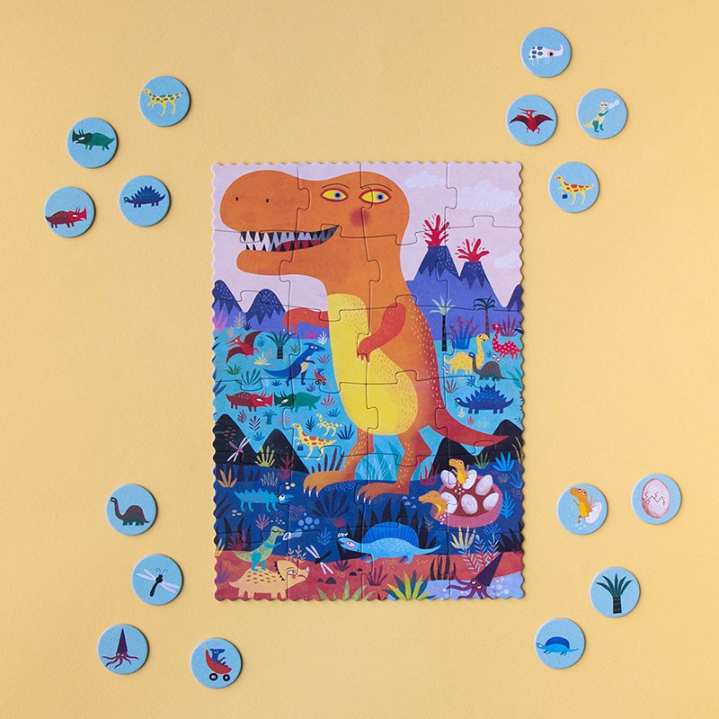 Londji - My Little Dino - Pocket Puzzle - Londji - littleyoyo.ca