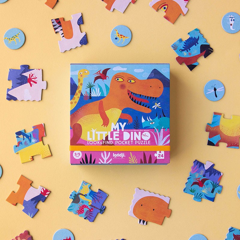 Londji - My Little Dino - Pocket Puzzle