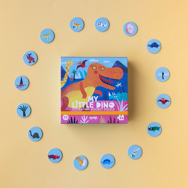 Londji - My Little Dino - Pocket Puzzle - Londji - littleyoyo.ca